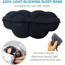 Soft Padded Sleep 3D Mask Eye Blackout Luxurious Blindfold Travel Eye Cover UK