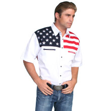SHORT SLEEVE COLOR BLOCK SHIRT