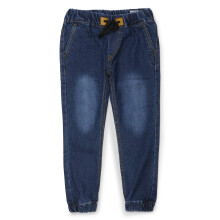 Urbano Juniors Boy's Blue Slim Fit Stretchable Jogger Jeans (junhpsjoggerboy-mblue-13-14)