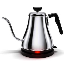 Electric Gooseneck Kettle - 0.8L 120 Volt Stainless Steel Electric Tea Kettle - Water Pot Heater/Warmer Coffee & Tea