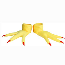 1 Pair Yellow Cock Leg Warmers