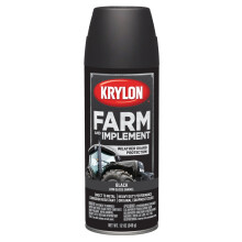 Krylon K01935007 Farm & Implement Paint Aerosol Low Gloss Black 12 Ounce (Pack of 1)