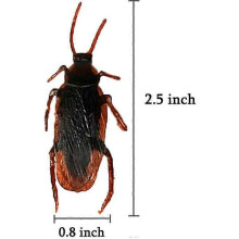 100pcs Prank Fake Roaches,novelty Plastic Cockroach,favorite Trick Joke Toys Look Real,scary Insects Realistic Plastic Bugs