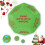 Creative Christmas Santa Claus polygonal exchange gift dice green 1pcs 1