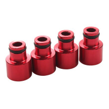 4 STÜCKE Kraftstoff Einspritz DüSe Adapter Hut Kraftstoff DüSe Abstandshalter Extender Auto Top Deckel ZubehöR für B16 B18 D16Z D16Y