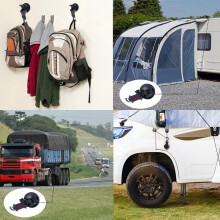 5 STÜCKE Heavy-Duty Saugnapf Haken Auto Saugnapf Schnalle Auto Camping Kabelbinder Auto Zelt Saugnapf für Wohnmobil Auto