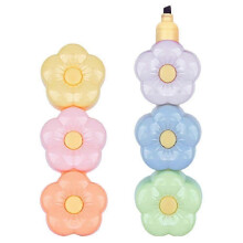 1 Set Cute Flower Highlighter Pens Student Book Markers School Marking Highlighters