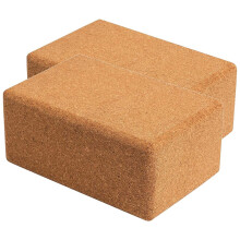 2 StüCke Dicker Yoga Block Yoga Kork Block Hohe-Dichte Beinpresse für AnfäNger Tanzhilfe