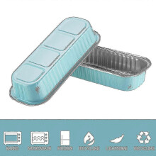 Aluminum Foil Bread Frying Pan,50pcs Disposable Mini Bread Pan
