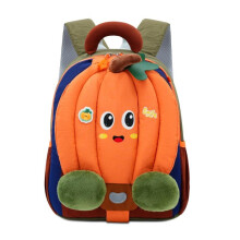 (light Pink, 28*10*32) New Track Cute Pumpkin Kids Backpack Neoprene Preschool Toddler Bookbag