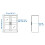 IKEA BRIMNES Glass Cabinet 78x95cm 3