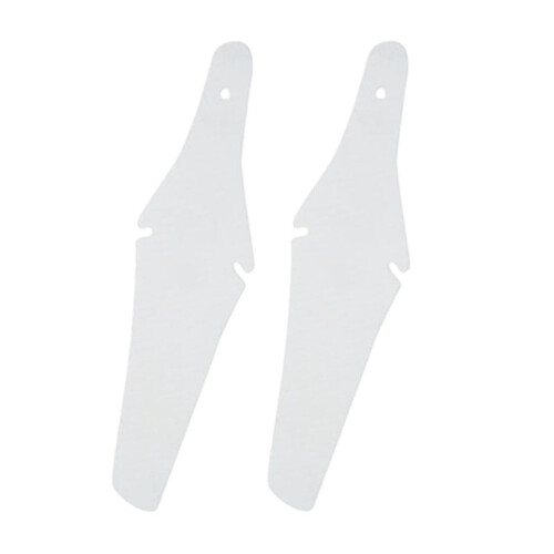 (White) 2x Bicycle Mudguard Easy To Install Riding Replacement Part Biking Saver White