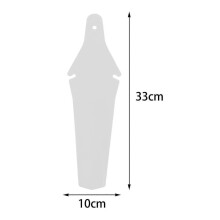 (Purple) 2x Bicycle Mudguard Easy To Install Riding Replacement Part Biking Saver White