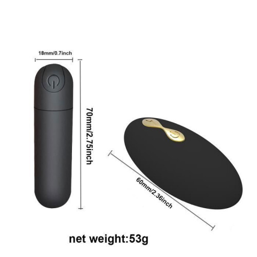 Wireless Remote Control Vibrating Panties, 10 Modes, Rechargeable Underwear Vibrator with Balls, Adjustable Strap, Style 1