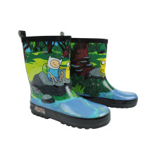 (10 UK Child) Vanilla Underground Wellington Boots without Handles (Unisex Kids Blue)