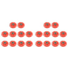 10 Pair 8mm Dia 608ZZ Bearing Inline Scooter Skating Skate Wheel Red