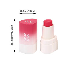 Matte Blush Stick For Cheeks And Lips Lightweight Creamy Blush for Daily Use 2