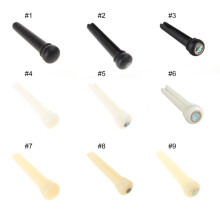 1Pc Plastic Guitar Bridge Pin Fixed Vertebra Guitar Bridge Pin Pegs 05style