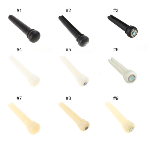 1Pc Plastic Guitar Bridge Pin String Peg Replacement Guitar Bridge Pin 06style 2
