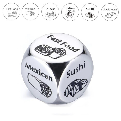Fun Dinner Decision Maker Gag Dices For Youth Couples Solve Your Dining Dilemmas 5 1