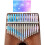 21 Keys Thumb Piano Decals Keyboard Instruments Accessories for Beginner Learner Stripe 3