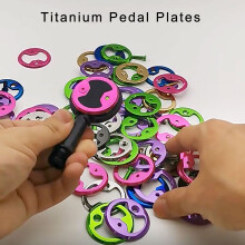 Bicycles Pedal Replacements Parts Alloy Cycling Mountain Bicycles Pedals Clamps Green