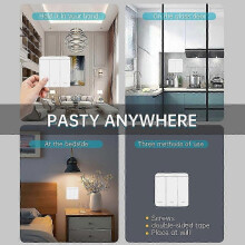 3PCS Wireless Light Wall Switch RF 433Mhz Relay Receiver with 2x 3Gang Panel Switch LED Remote Control for LED Lamp