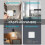 3PCS Wireless Light Wall Switch RF 433Mhz Relay Receiver with 2x 3Gang Panel Switch LED Remote Control for LED Lamp 1