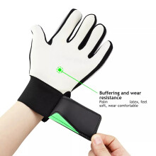 Latex Football Gloves Nonslip Football Goalkeeper Glove Comfortable Orange color No. 05