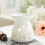 Ceramic Diffuser Candle Burner Ceramic Burning Essential Oils Diffusers Aromatic Lamp -Love 1
