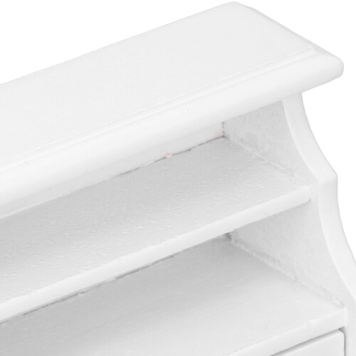 Openable Drawer Bathroom Organizer Cabinet for 1/12 Dollhouses Display Setting