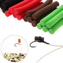 5Pcs Fishing Foam Stick Light weight Fishing Baits Cylinder Float Foam Stick Red 8mm