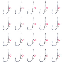 5pcs Live Shrimp Fixed Hooks Fishing Hooks Strong Barbed Fishing Hooks with Hole style A