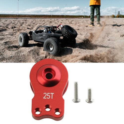 Three Hole 25T Servo Arm for Remote Control Crawlers Servo Horns Adjustable Black 1