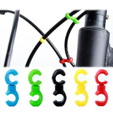 10pack Mountain Bike Brake Line Clip Housing Line Tubing Buckles Tube Clip Blue