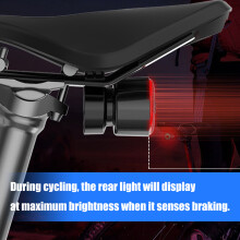 Bicycles Tail Light Brake Sensing Bike Rear Light Rechargeable Cycling Induction model