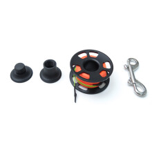 Durability Diving Line Reel Double Ended Hook Cave Wrecks Diving Finger Reel Silver
