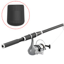 Fish Rod Butt Cushion Fishing Rod Seat Cushion Fishing Rod Butt Caps End Black Large