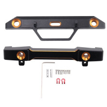 2 StüCke Metall Front und HeckstoßStangen Satz für Axial SCX24 AXI90081 1/24 RC Crawler Auto Upgrade Teile