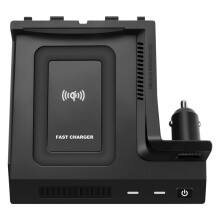 Kabelloses Auto LadegeräT Handy LadegeräT Ladekoffer Pad für W205 C Class AMG C43 C63 X253 GLC Class