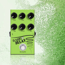 Compacts Delay Effect Pedal with Multiple Delay Models True Bypass Effect Pedal