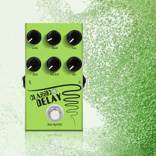 Compacts Delay Effect Pedal with Multiple Delay Models True Bypass Effect Pedal