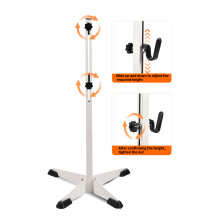Durability Bicycles Stand Versatiles Bike Parking Rack Stable Bicycles Stand White