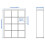IKEA KALLAX 12 Cube Unit with 6 Inserts 112x147 3