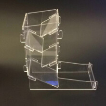 Acrylic Clear Dices Tower Board Game Rolling Tower for Desktop Board Game