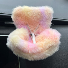 Car Vent Sofa For 10-17cm Collectible Dolls Protecting Safety Display Pink yellow purple
