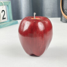 (Purple snake fruit) Simuliertes Apfelmodell, roter Apfel, grüner Apfel, gelbe Heimdekoration