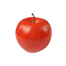 (5.4cm red) Simuliertes Apfelmodell, roter Apfel, grüner Apfel, gelbe Heimdekoration