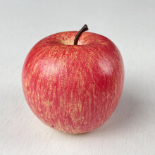 (6.3cm pollen) Simuliertes Apfelmodell, roter Apfel, grüner Apfel, gelbe Heimdekoration