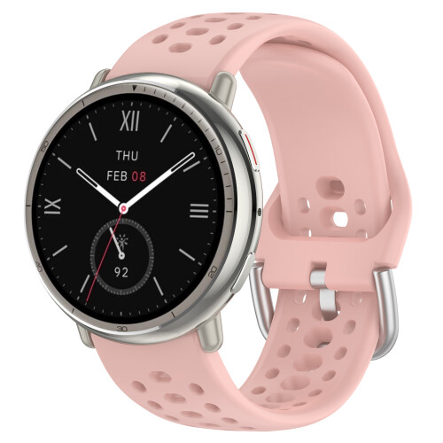 Amazfit Active 2 Band - Breathable Silicone Sport Replacement Pink 1